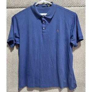 Polo Ralph Lauren Short Sleeve Polo Shirt‎ Blue Men's Size 2XLT